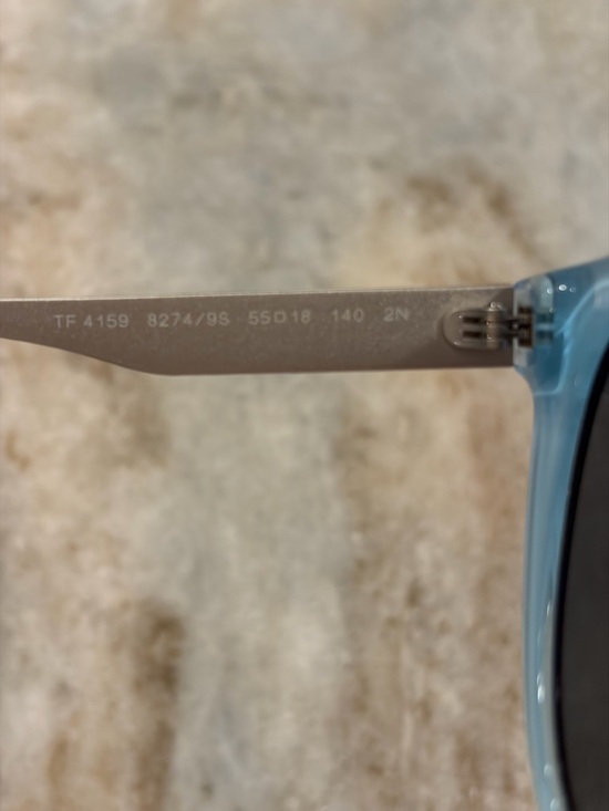 Tiffany & Co. Black Cat-Eye Sunglasses  FRAME mod 4159 with padded silver case main image 6